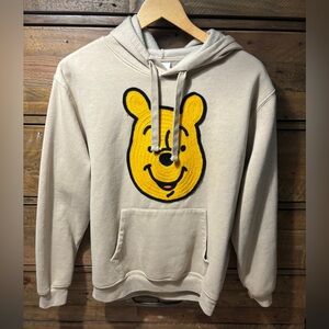 Disney Winnie the Pooh Vintage Style Pullover beige hoodie - L